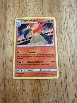 Pokemon TCG Typhlosion SM185 SM Promo Holo 150 HP Stage 2 Volcano Near Mint - Image 1