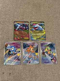 Pokemon Small Lot Mega Charizard X ex Promo VLP, Chimchar, Piplup, Turtwig, Etc - Image 1