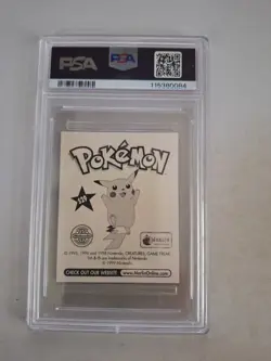 1999 Merlin Pokemon Ash & Pikachu Prism #S29 PSA 10. POP 142 - Image 2