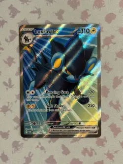 Pokemon TCG Luxray EX 195/167 Twilight Masquerade Ultra Rare NM Full Art - Image 1