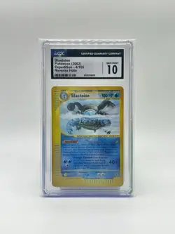 2002 Pokemon Blastoise #004/165 Expedition Reverse Holo CGC 10 GEM MINT - Image 1
