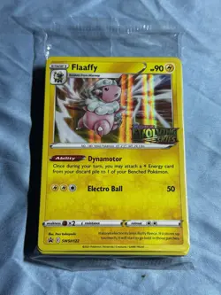 Pokemon SEALED Flaaffy SWSH122 Evolving Skies Prerelease Promo Pack!! - Image 1