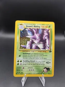2000 Pokemon Gym Challenge Giovanni's Nidoking 7/132 Holo LP/NM - Image 1