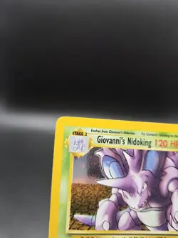 2000 Pokemon Gym Challenge Giovanni's Nidoking 7/132 Holo LP/NM - Image 2