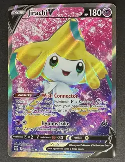 Pokemon TCG Jirachi V 170/189 Astral Radiance Holo Full Art Ultra Rare NM - Image 1