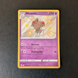 Pokemon Alcremie SV058/SV122 Shining Fates Shiny Holo Rare Holo 110HP English - Image 1