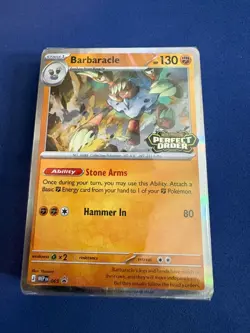 Pokemon TCG Perfect Order Build & Battle Deck Barbaracle MEP EN 065 - Image 1