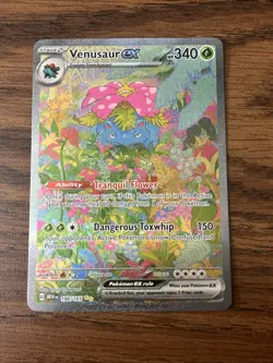 Venusaur ex S&V 151 198/165 Pokemon TCG Special Illustration Rare LP - Image 1