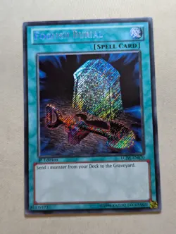 Foolish Burial - LCJW-EN070 - Secret Rare - 1st Edition Yugioh - VLP - Image 1