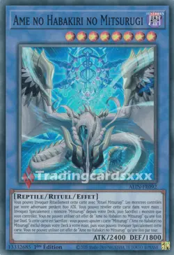 Yu-Gi-Oh! Ame no Habakiri no Mitsurugi : SR ALIN-FR092 - Image 1