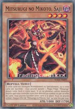 Yu-Gi-Oh! Mitsurugi no Mikoto, Saji : C SUDA-FR091 - Image 1