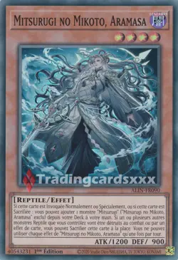 Yu-Gi-Oh! Mitsurugi no Mikoto, Aramasa : SR ALIN-FR090 - Image 1