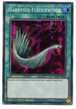 Yu-GI-OH Harpyien Flederwisch Super Rare EGO1-DE022 - Image 1