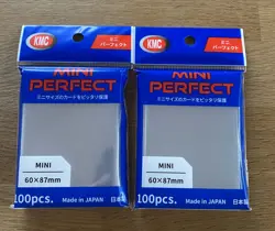Yugioh KMC Small Sleeves clear Mini Perfect Size 200 Sleeves - Image 1