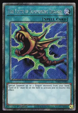 The Flute of Summoning Dragon - RA03-EN087 - Platinum Secret Rare - Yugioh - Image 1