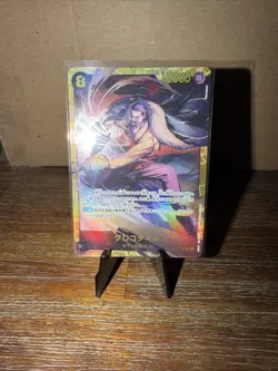 Crocodile OP14-120 SEC Secret Rare The Azure Sea's Seven One Piece TCG JP - Image 1