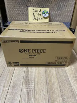 OnePiece Card Game OP11 Fist of Divine Speed Sealed Case (12 Box) Japanese - Image 1