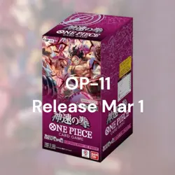 OnePiece Card Game OP11 Fist of Divine Speed Sealed Case (12 Box) Japanese - Image 5