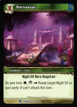 Darnassus - Drums Of War - World of Warcraft TCG - Image 1