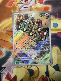 Cyclizar 215/182 Full Art Illustration Rare Paradox Rift Pokemon Card NM - Image 1