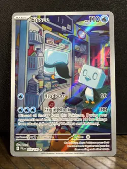 Pokemon TCG Eiscue Scarlet & Violet Paldea Evolved Holo Card 205/193 - Image 1