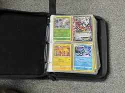 Pokemon Card Binder Lot with 145 Cards – Pikachu Album Trading Card Collection - Image 2