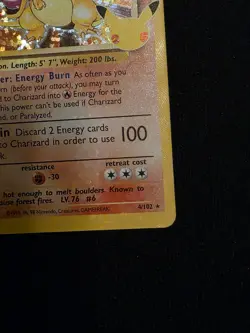 Pokemon Charizard Celebrations 25th Anniversary Holo Card NM+ - Image 5