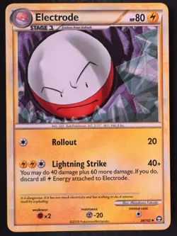 Electrode 34/102 - Pokemon Triumphant Uncommon Card 2010 - Image 1
