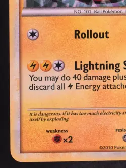 Electrode 34/102 - Pokemon Triumphant Uncommon Card 2010 - Image 2