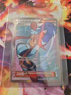 Pokemon TCG Skyla Breakpoint Trainer Full Art Ultra Rare Holo Card 122/122 - Image 1