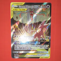 Pokemon Espeon & Deoxys GX SM240 Holo Tag Team Promo Card SM Promo - Image 1