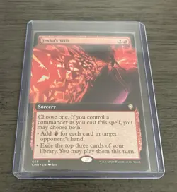 Jeska's Will (Extended Art) Commander Legends Regular Borderless 668 - Image 1