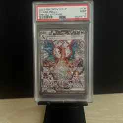 2023 POKEMON JAPANESE SV3-RULER OF THE BLACK FLAME #134 CHARIZARD EX PSA 9 - Image 1