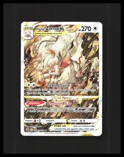 Hisuian Zoroark VStar Pokemon Crown Zenith Galarian Gallery GG56/GG70 ULTRA RARE - Image 1
