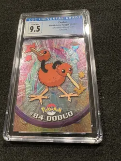 Pokemon Doduo #84 from Topps Chrome Series 2 in a CGC 9.5 (now a 10)!! - Image 1