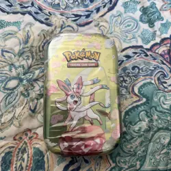 Pokemon TCG - Prismatic Evolutions Mini Tin (Sylveon) Factory Sealed - Image 1