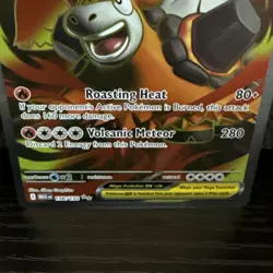 Pokemon TCG Mega Camerupt ex 156/132 Me01: Mega Evolution Full Art Holo Rare - Image 3