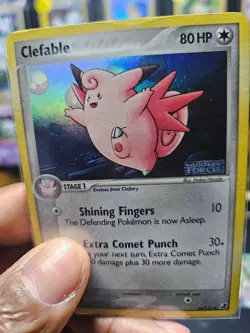 Clefable 36/115 Pokemon Unseen Forces Reverse Holo LP (ERROR BALL) - Image 3