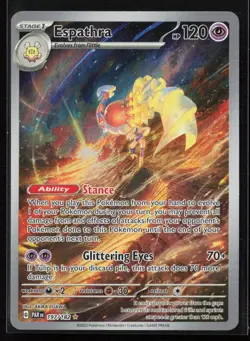 Espathra 197/182 SV04: Paradox Rift Illustration Rare Pokemon TCG NM - Image 1