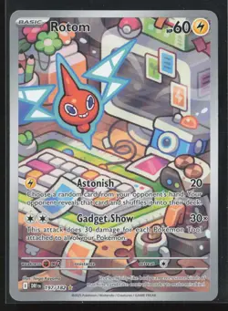 Rotom 197/182 SV10: Destined Rivals Illustration Rare Pokemon TCG NM - Image 1