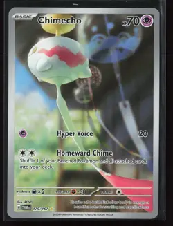 Chimecho 179/167 SV06: Twilight Masquerade Illustration Rare Pokemon TCG NM - Image 1