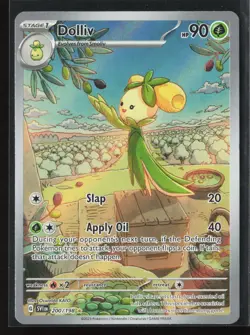 Dolliv 200/198 SV01: Scarlet & Violet Base Set Illustration Rare Pokemon TCG NM - Image 1