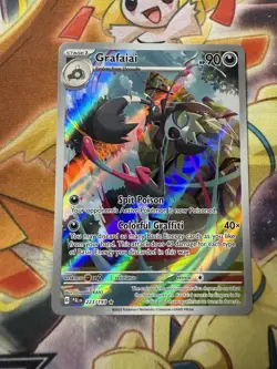 Grafaiai Pokemon Paldea Evolved 223/193 Full Art Illustration Rare NM - Image 1