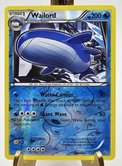 NM- - Wailord 26/124 Reverse Holofoil - Dragons Exalted - Pokemon TCG - Image 1