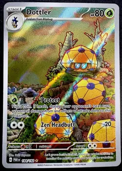Dottler 184/182 - Pokemon Paradox Rift-ILLUSTRATION RARE HOLO - 2023 SV04 TCG - Image 1