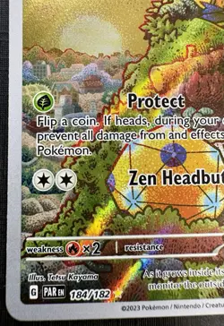 Dottler 184/182 - Pokemon Paradox Rift-ILLUSTRATION RARE HOLO - 2023 SV04 TCG - Image 4