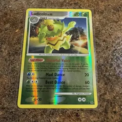 Pokemon TCG - Ludicolo 34/127 - Platinum (2009) Reverse Holo Rare - LP - Image 1