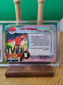 Pidgey [Foil] #16 (Pokemon 1999 Topps TV) Grade 10 GEM MINT - Image 2