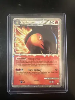 Pokemon Heartgold & Soulsilver Typhlosion Prime 110/123 Holo, LP - Image 1