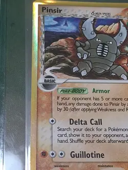 Pokemon EX Dragon Frontiers Rare Holo Pinsir #9/101 Delta Species LP - Image 3